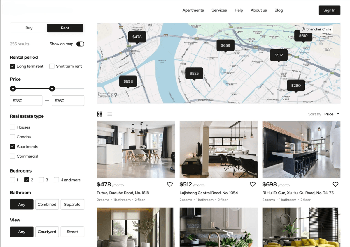 Business Website Screenshot